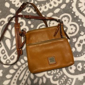 Dooney & Bourke brown leather crossbody purse